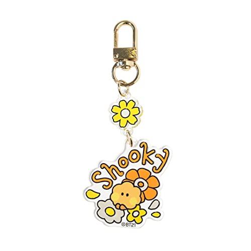 ソロモン商事 BT21 minini Happy Flower アクリルキーリング ACRYLIC ...