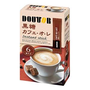 ドトールコーヒー インスタントスティック黒糖カフェオレ 6P ×6箱 インスタント(スティック)｜dearshoes