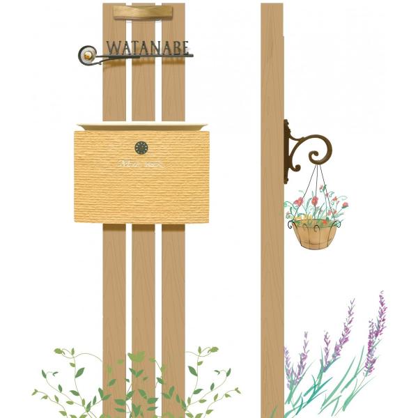 ファンクションティンバーF-9M 80×80mmタイプ ライトアッシュ/ダークアッシュ