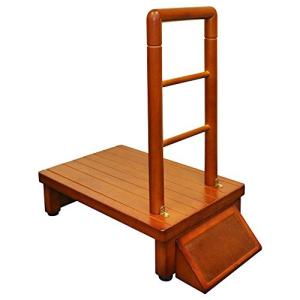 ベルソス 手すり付 玄関台 踏み台 60cm