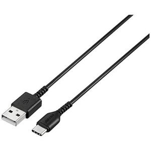 BUFFALO 1m ［USB-C ⇔ USB-A］ 2.0ケーブル 充電転送 ブラック BSMPCAC210BKの商品画像