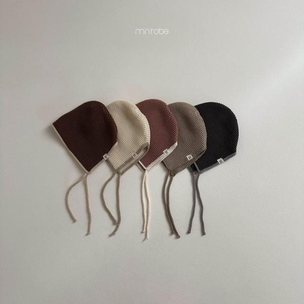 韓国ベビー服ボンネット 帽子 minirobe ミニローブ  キッズ服 子供服