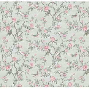 壁紙 クロス 花柄 輸入壁紙 ローラアシュレイ 113371 Eglantine 花 鳥