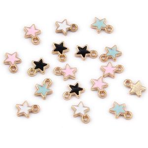 小さめの色付きスター(星)★かわいいアンティーク...の商品画像