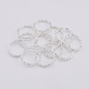 繋ぎ目のあるデザイン丸カン 10mm, 15m...の詳細画像1