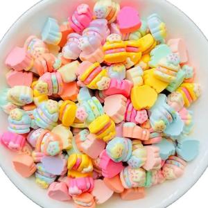 三角形の穴あきチーズ 5個セット☆スイーツデコパーツ : デコパーツの