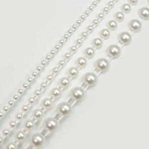 半円パールチェーン 6mm☆アクセサリー作りな...の詳細画像3
