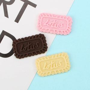 LOTUSクッキー チョコ・いちご・カラメル 3個セット☆スイーツデコ貼り付けパーツ ロータス