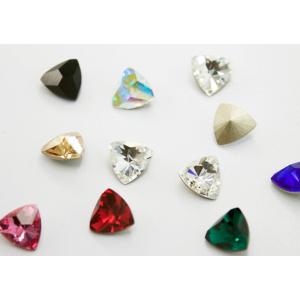 スワロフスキー #4799 ファンシーストーン [カレイドスコープ　トライアングル] エメラルド　6...