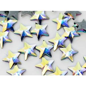 スワロフスキー Hotfix RivoliStar FlatBack 星形 クリスタルオーロラ　5m...