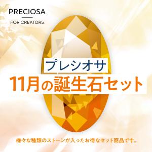 誕生石カラー　11月　ファンシーストーン&ストーンセット