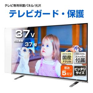テレビ保護パネル 37型 37インチ クリアパネル テレビガード テレビ