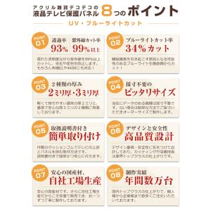 テレビ保護パネル 65型 65インチ ブルーラ...の詳細画像4