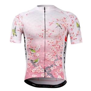 DECOJA 和柄 サイクルジャージ 武蔵-クジラ(28145)【送料無料