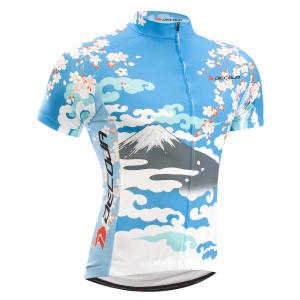 DECOJA 和柄 サイクルジャージ 武蔵-クジラ(28145)【送料無料