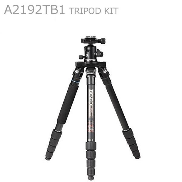 Benro ベンロー アルミ 5段 三脚 A2192TB1 Travel Flat トラベルフラット...