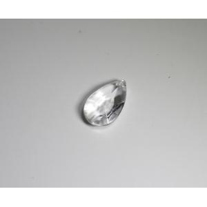 アクリル製ティアドロップアーモンド型ペンダントF26クリア