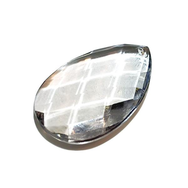 アクリル製ティアドロップ型ペンダントF60クリア