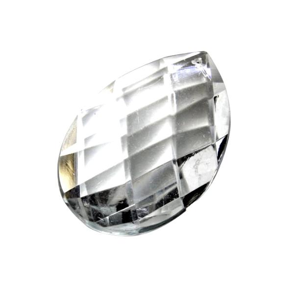 アクリル製ティアドロップ型ペンダントF80クリア