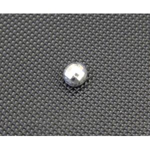 アクリル製10mmΦミラーボールカットビーズ シルバーメッキ