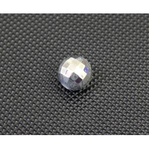 アクリル製14mmΦミラーボールカットビーズ シルバーメッキ