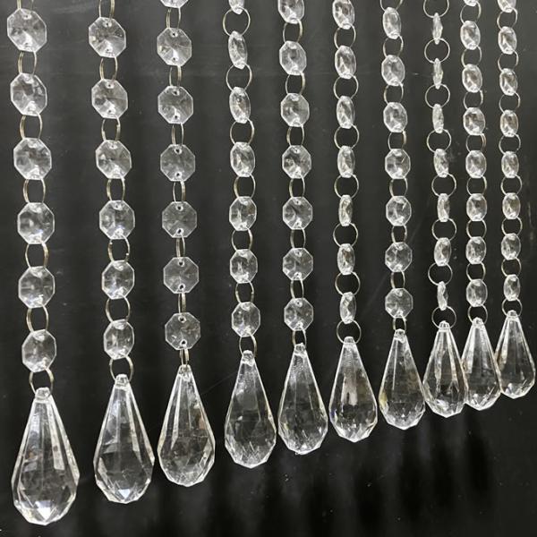 アクリル製ペンダントS50先端取り付け25個セット