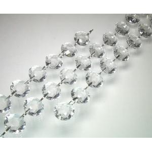 クフラットラウンド （平丸） 18mm×1m連結チェーン （アクリル製）の商品画像