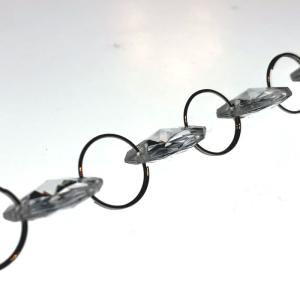 アクリル製オクタゴン14mm クリスタルチェー...の詳細画像2