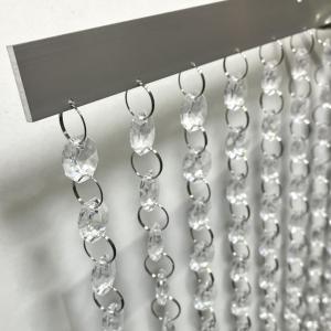 クリスタルビーズカーテン/アクリル製オクタゴン...の詳細画像2