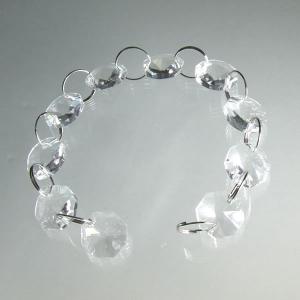 オクタゴン14mm×10個連結チェーン（ガラス製）