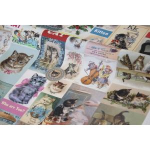 生地・布≪ヴィンテージキャット≫ハーフリネン/...の詳細画像2