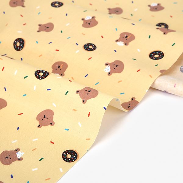 【限定30％OFF】生地・布・入園入学≪Bakingbear≫コットン/幅108cm【オリジナル生地...