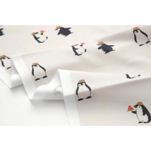 生地・布・入園入学≪おしゃれペンギン≫コットン...の詳細画像1