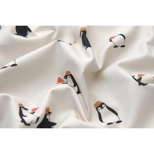 生地・布・入園入学≪おしゃれペンギン≫コットン...の詳細画像3