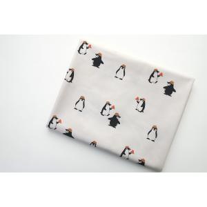 生地・布・入園入学≪おしゃれペンギン≫コットン...の詳細画像4