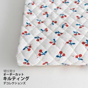 キルティング 生地 水玉 リボン 柄 ドット 総柄 綿100% プリント生地