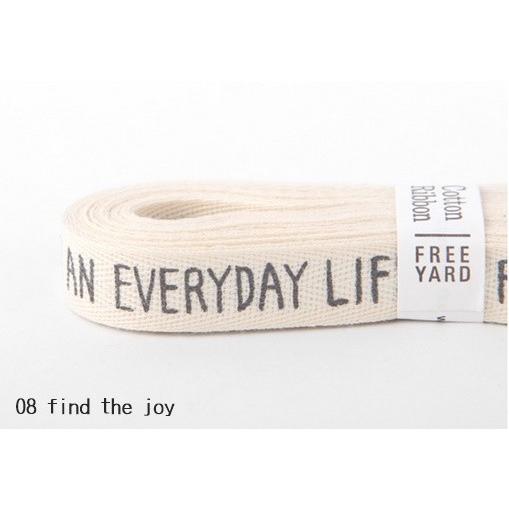 コットンリボン08findthejoy【メール便対応】