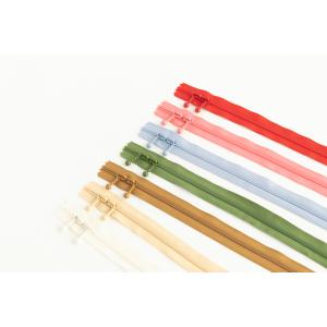 両開きコイルファスナー(玉付き)50cmYKK...の詳細画像2