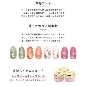 [ネコポス送料無料] ジェルネイルシール サロ...の詳細画像3
