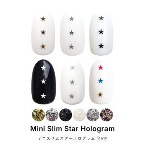 ジェルネイル ネイルタウン ネイルアート ミニスリムスターホログラム パウチ入り 約1g 2.5mm 全6種