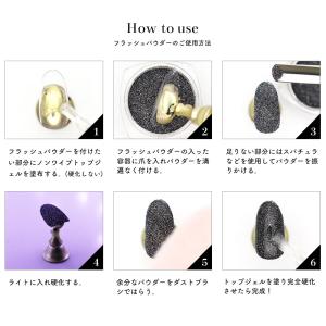 [ネコポス送料無料]ネイルアート フラッシュパ...の詳細画像3