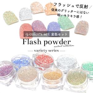 [ネコポス]ネイルアート フラッシュパウダー バラエティーシリーズ