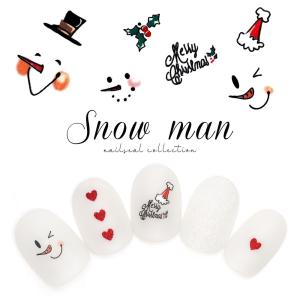 ネイルシール スノーマンシール  おうち時間 ジェルネイル