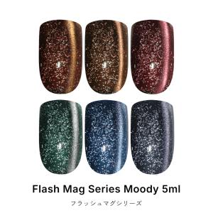 [アウトレット品]フラッシュマグ ポリッシュ マグネットネイル ネイルタウン マグネイル フラッシュネイル Moody ムーディー 全6色 約5ml