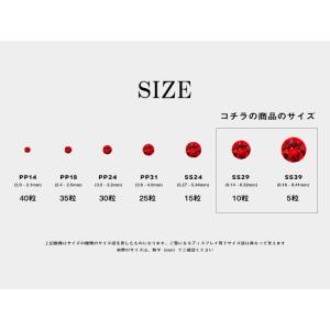 スワロフスキー チャトン Vカット ラインスト...の詳細画像2