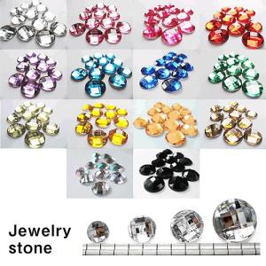 [送料無料]宝石カット☆ジュエリーストーン4サイズ、全15色の買取情報