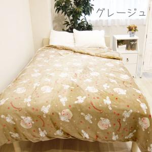 シナモロール 掛け布団カバー フランネル 毛布...の詳細画像1