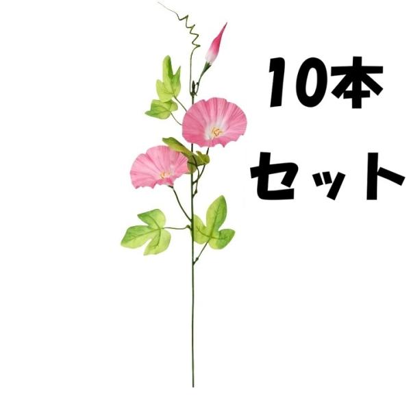 【平日14時まで当日出荷】《光触媒》NEW 朝顔 スプレイ 10本セット ピンク E4178PKHI...