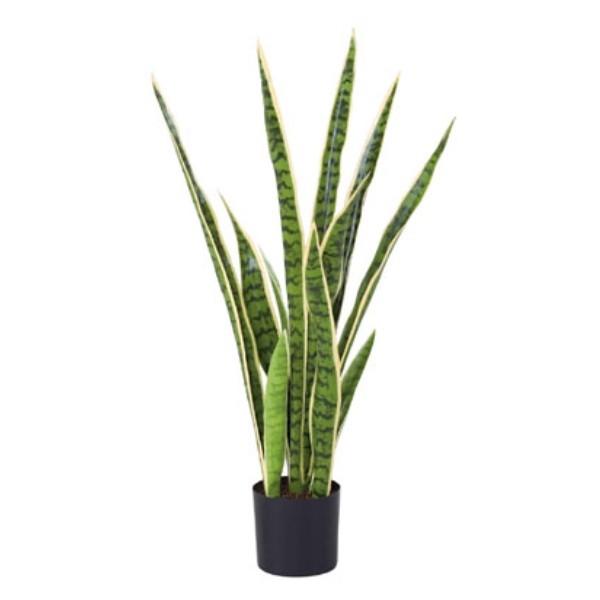 80cmサンセベリア グリーンホワイト  LET2027SGRWH  フェイクグリーン リーフ ツリ...