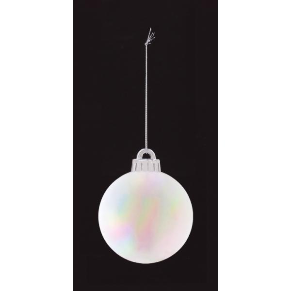 80mmオーロラパールホワイトボール 6ケ/パック OXM1598S クリスマス デコレーション 飾...